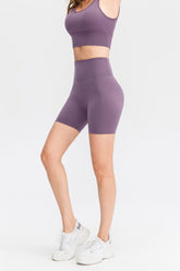 Bikershorts mit hoher Taille